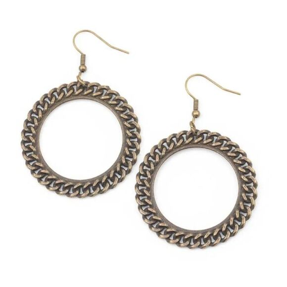 Above the Rims Brass Earrings (83) - Picture 2 of 3